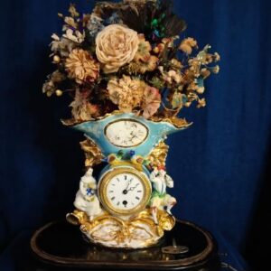 STAROŽITNÉ, PORCELÁNOVÉ HODINY